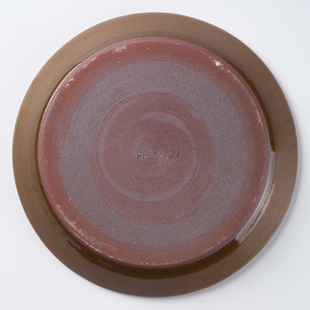 美濃焼 正陶苑 リムプレート（小皿）小 キャメル ¥2,420 大人の焼き物