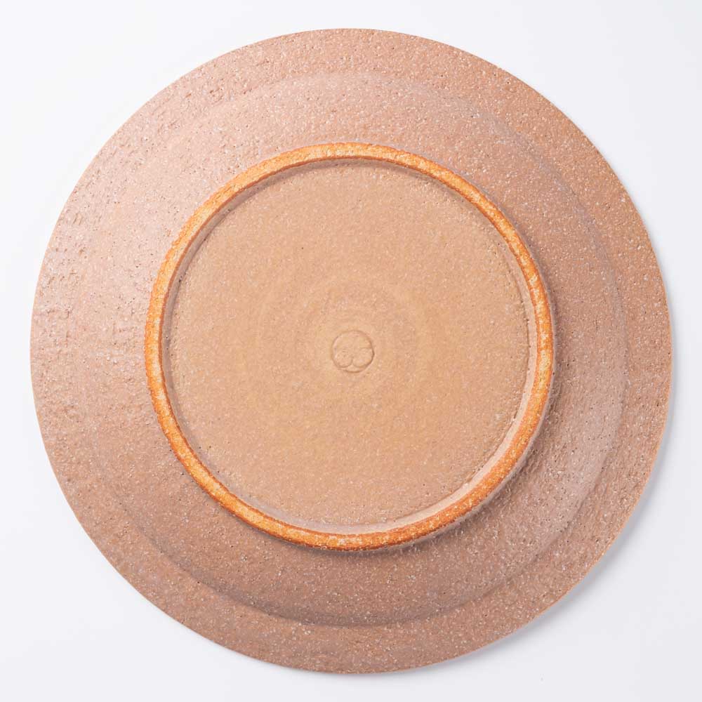 美濃焼 祐山窯 ロリエ リムプレート(皿)大 ベージュ 美濃焼 祐山窯 美濃焼