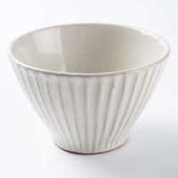 美濃焼 祐山窯 ボウル ライン アイボリー 美濃焼 祐山窯 美濃焼