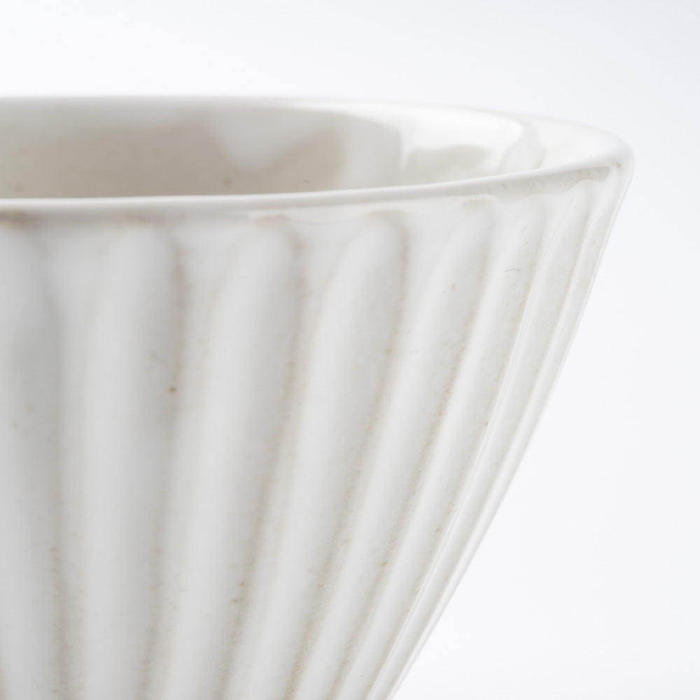 美濃焼 祐山窯 ボウル ライン アイボリー 美濃焼 祐山窯 美濃焼