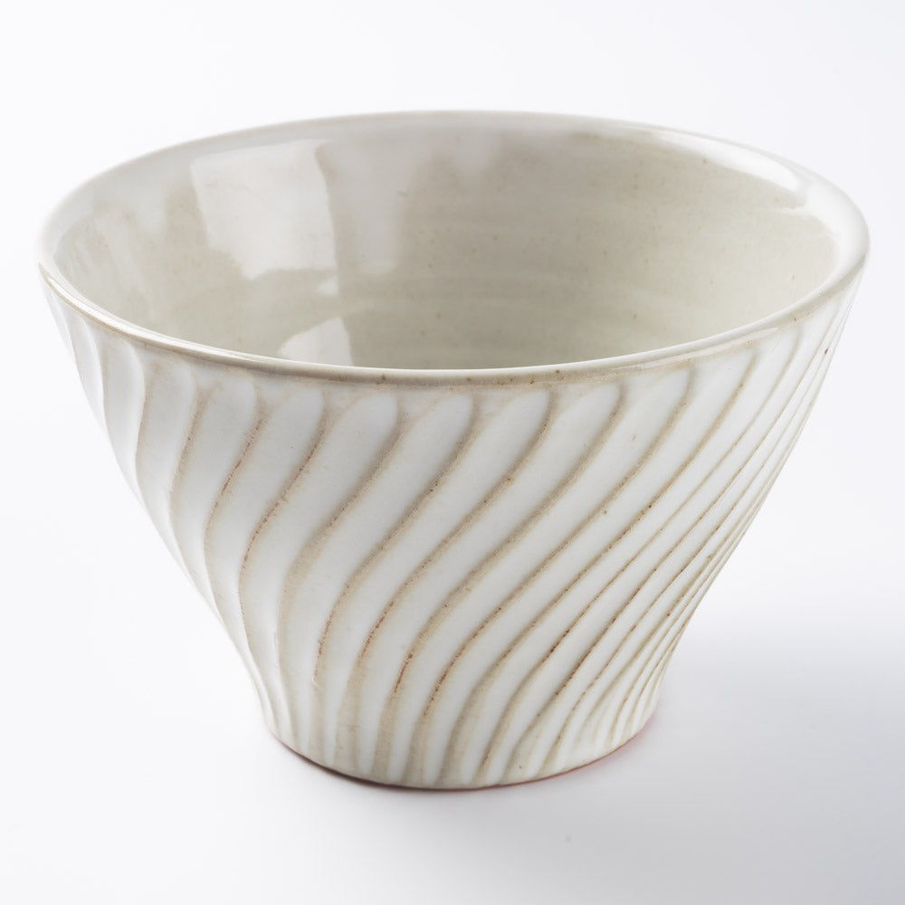 美濃焼 祐山窯 ボウル クール アイボリー ¥2,640 大人の焼き物