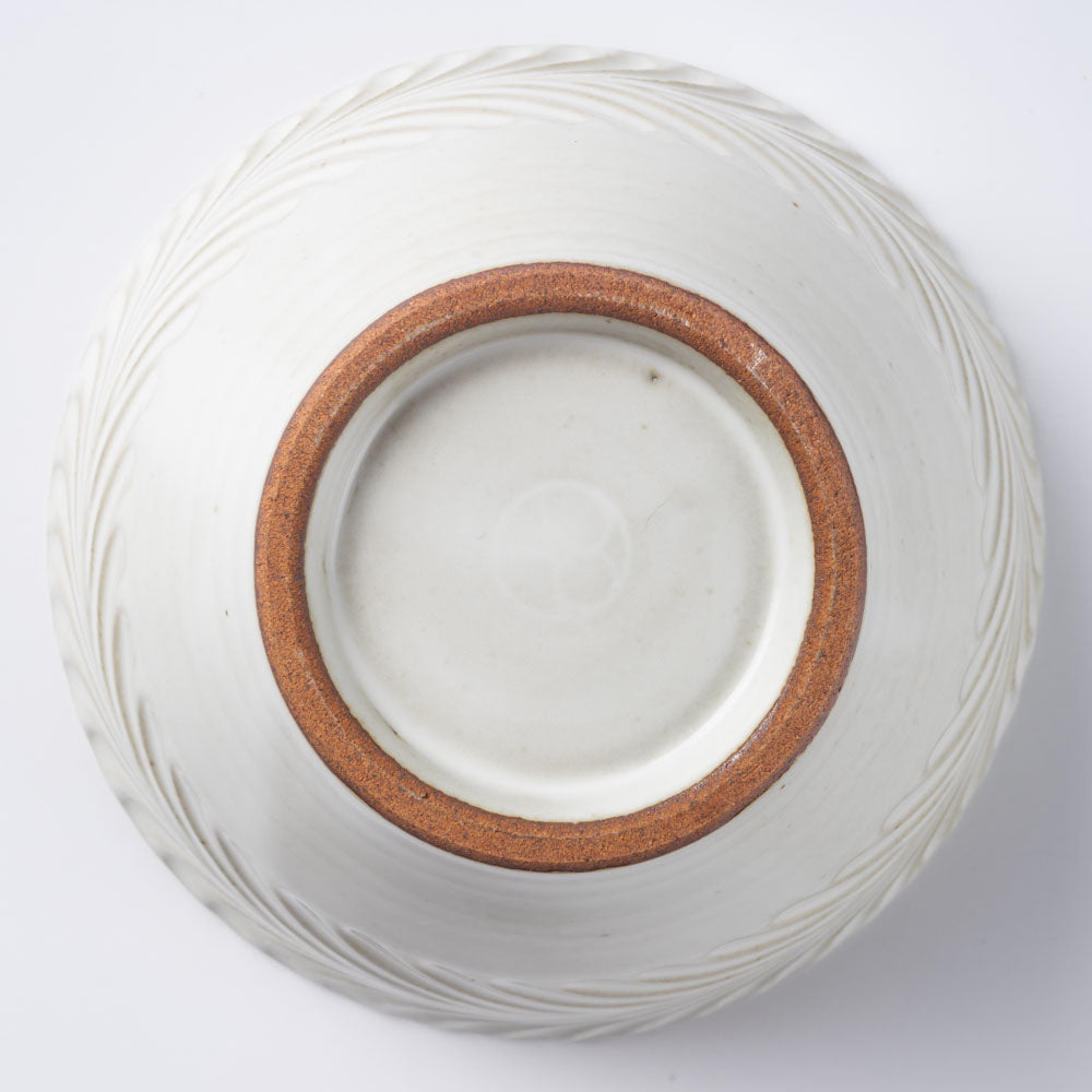 美濃焼 祐山窯 ボウル ロリエ アイボリー 美濃焼 祐山窯 美濃焼