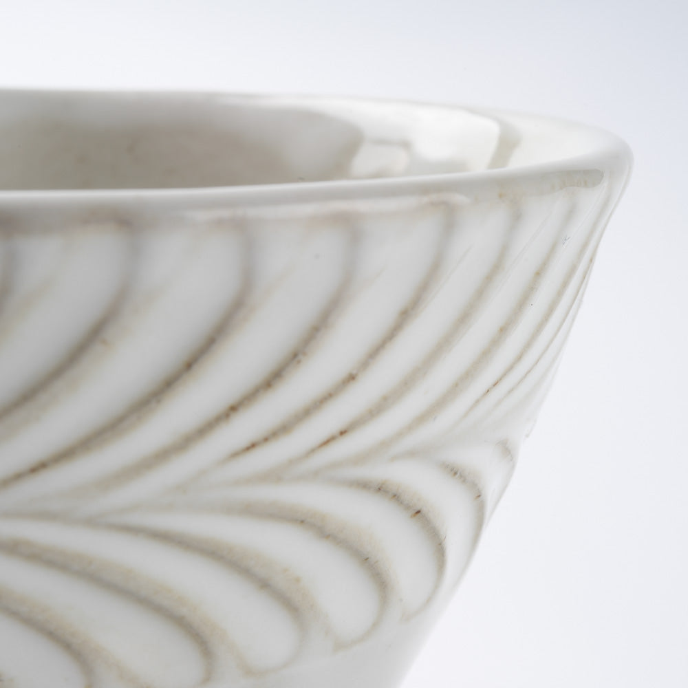 美濃焼 祐山窯 ボウル ロリエ アイボリー 美濃焼 祐山窯 美濃焼