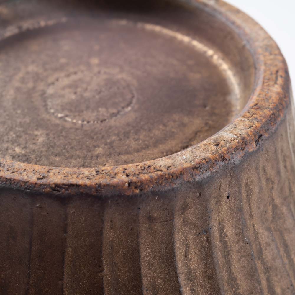 美濃焼 祐山窯 ボウル ライン ブロンズ 美濃焼 祐山窯 美濃焼