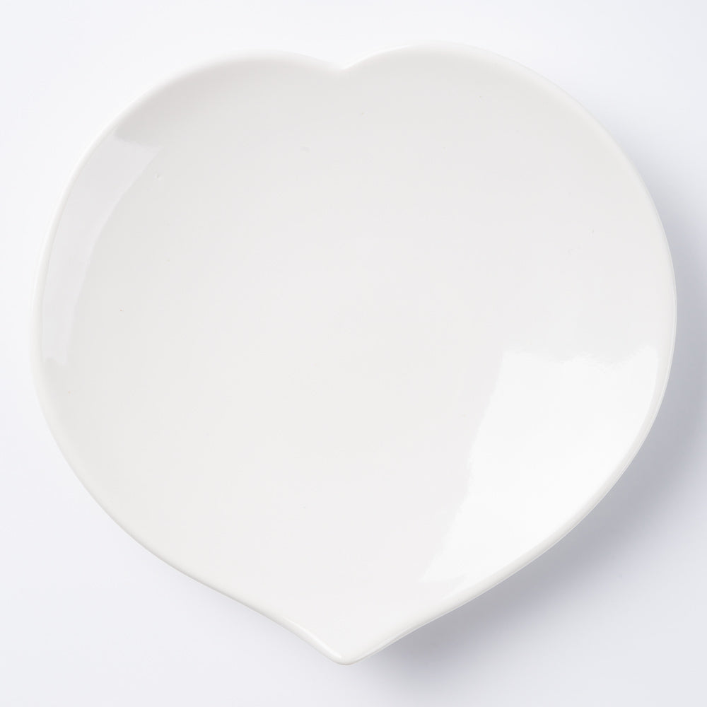 atelier POMME ハートモチーフコーヒーカップ&ソーサー 紫マット atelier POMME 陶磁器作家もの