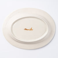 atelier POMME パステルオーバルプレート ピンクマット atelier POMME 陶磁器作家もの