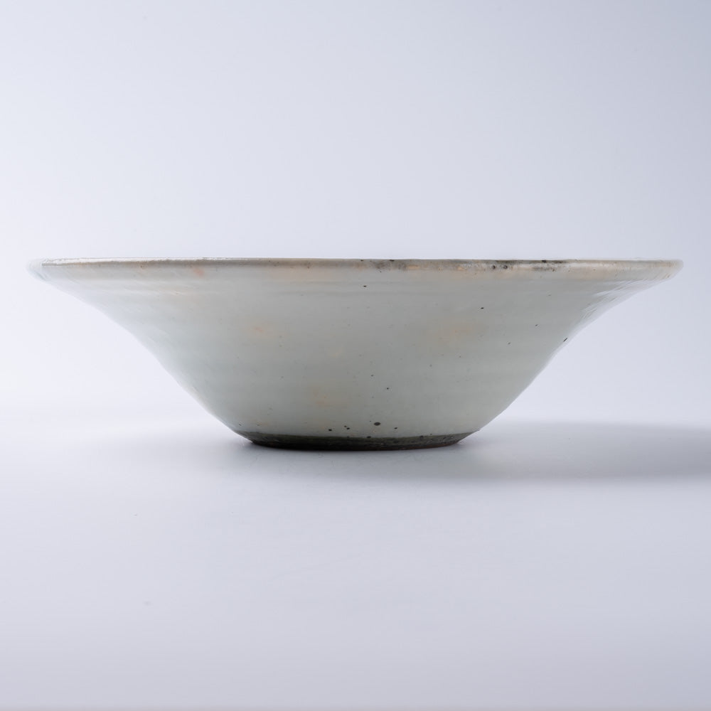 信楽焼 丸十製陶 リム鉢 粉引 信楽焼 丸十製陶 信楽焼