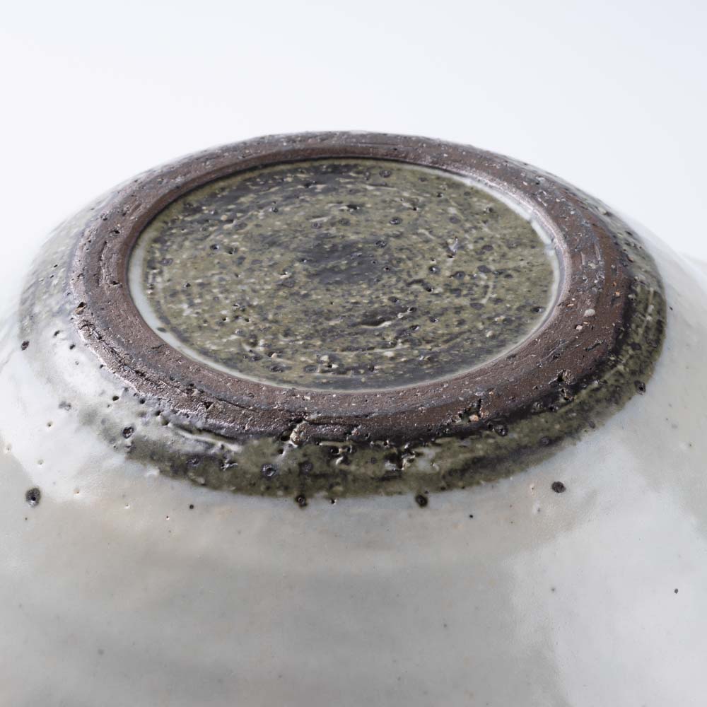 信楽焼 丸十製陶 リム鉢 粉引 信楽焼 丸十製陶 信楽焼