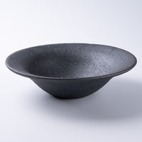 信楽焼 丸十製陶 リム鉢 黒マット 信楽焼 丸十製陶 信楽焼