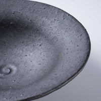 信楽焼 丸十製陶 リム鉢 黒マット 信楽焼 丸十製陶 信楽焼