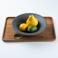 信楽焼 丸十製陶 リム鉢 黒マット 信楽焼 丸十製陶 信楽焼