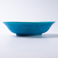 信楽焼 丸十製陶 浅鉢 ペルシャブルー 信楽焼 丸十製陶 信楽焼