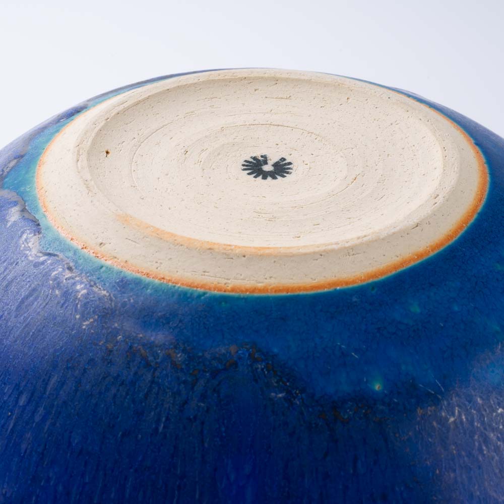 信楽焼 丸十製陶 鉢 ターコイズ 信楽焼 丸十製陶 信楽焼