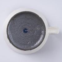 信楽焼 丸十製陶 スープカップ 割れ粉引 信楽焼 丸十製陶 信楽焼