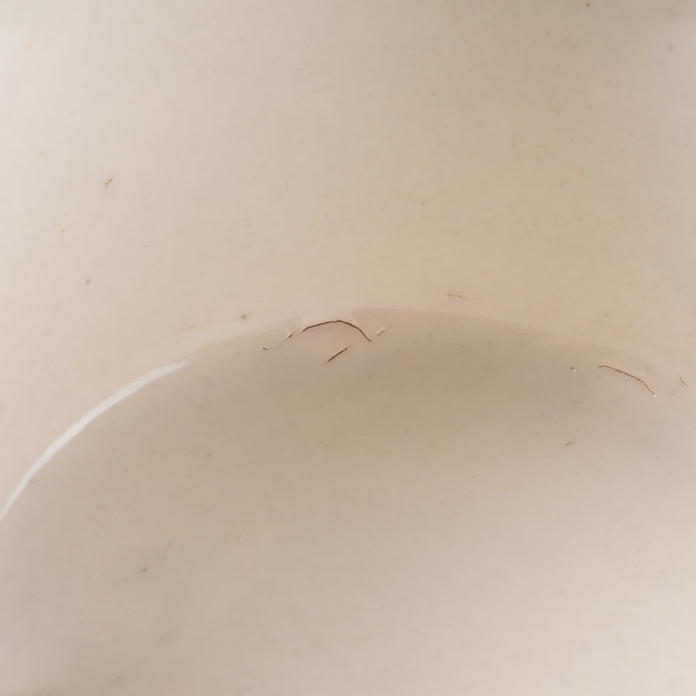 信楽焼 丸十製陶 スープカップ 割れ粉引 信楽焼 丸十製陶 信楽焼