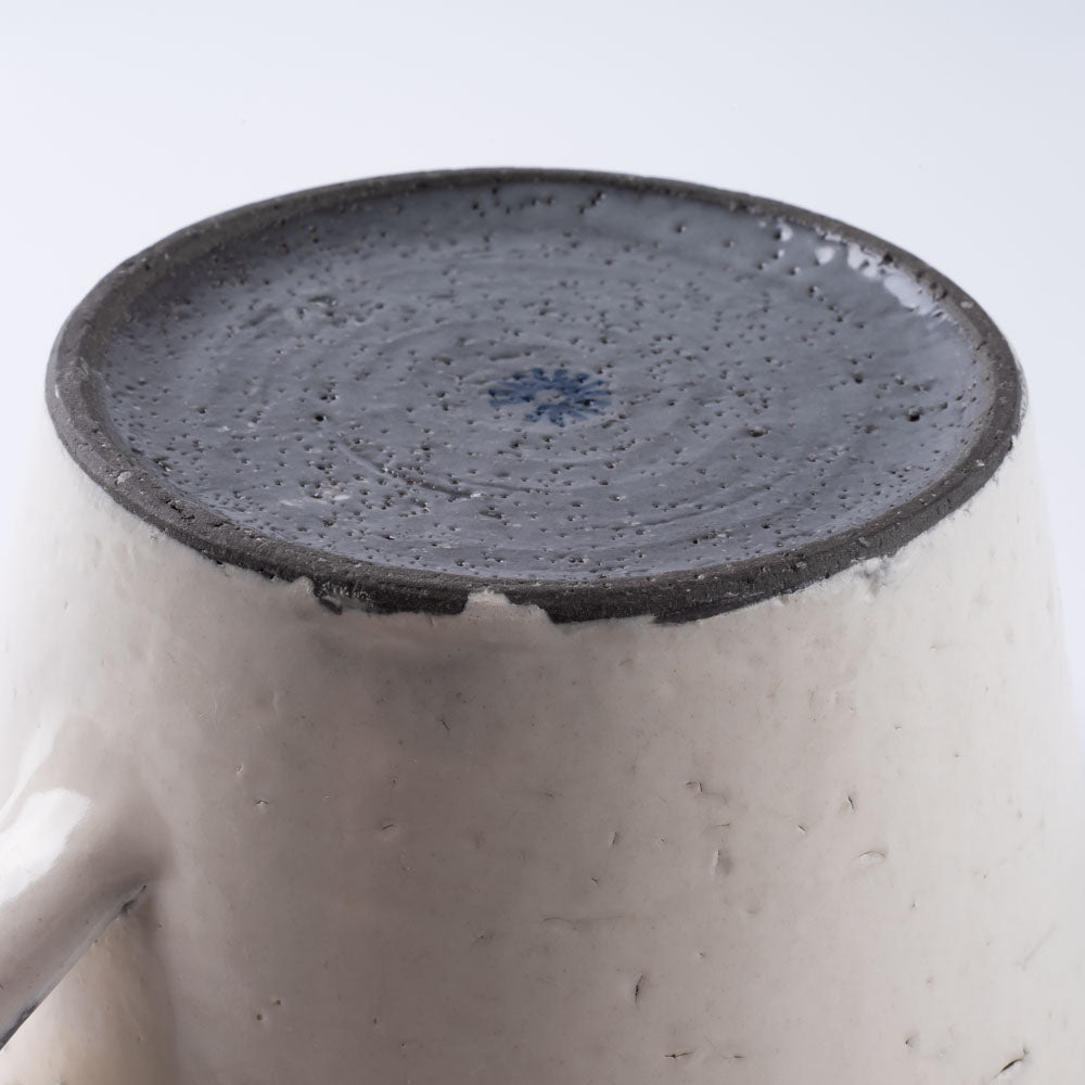 信楽焼 丸十製陶 スープカップ 割れ粉引 信楽焼 丸十製陶 信楽焼