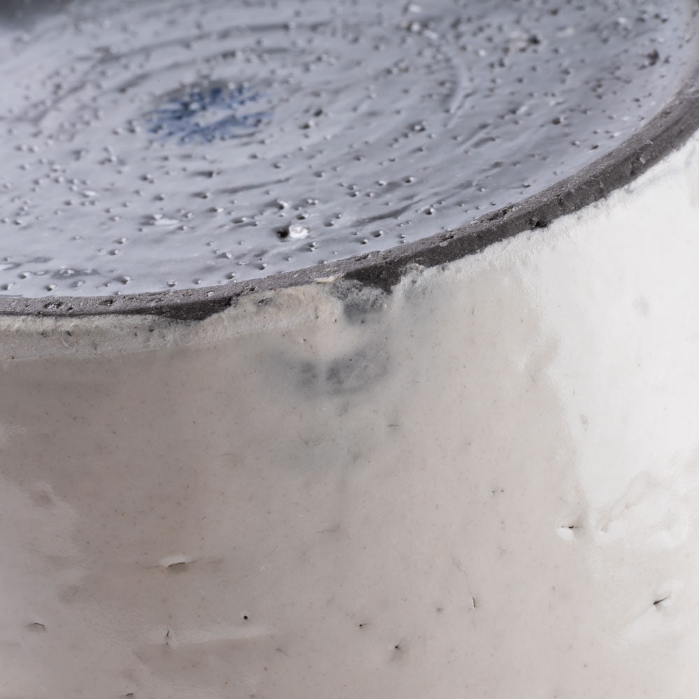 信楽焼 丸十製陶 スープカップ 割れ粉引 信楽焼 丸十製陶 信楽焼