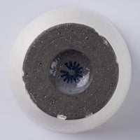 信楽焼 丸十製陶 ゴブレット 割れ粉引 信楽焼 丸十製陶 信楽焼