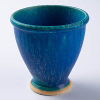信楽焼 丸十製陶 ゴブレット ターコイズ 信楽焼 丸十製陶 信楽焼