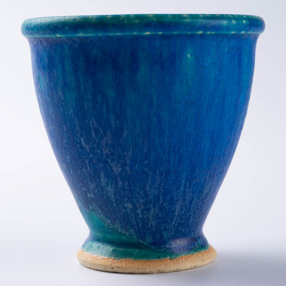 信楽焼 丸十製陶 ゴブレット ターコイズ 信楽焼 丸十製陶 信楽焼