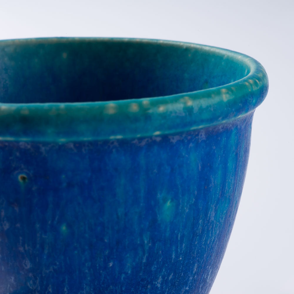 信楽焼 丸十製陶 ゴブレット ターコイズ 信楽焼 丸十製陶 信楽焼