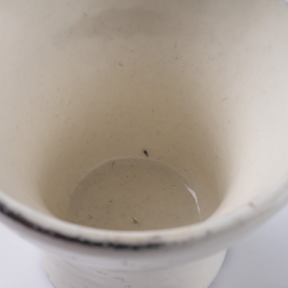 信楽焼 丸十製陶 ミニカップ 割れ粉引 信楽焼 丸十製陶 信楽焼