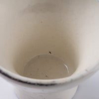 信楽焼 丸十製陶 ミニカップ 割れ粉引 信楽焼 丸十製陶 信楽焼