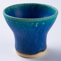 信楽焼 丸十製陶 ミニカップ ターコイズ 信楽焼 丸十製陶 信楽焼