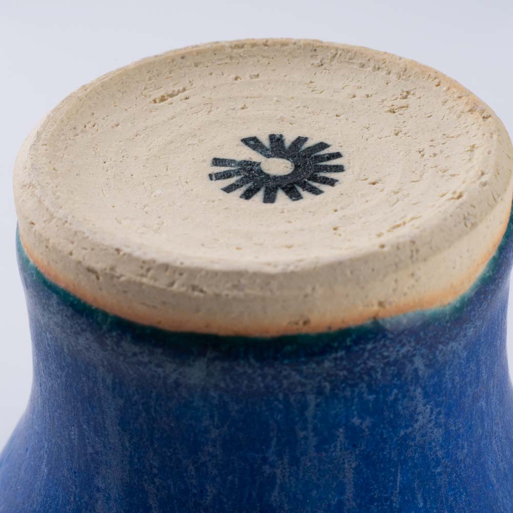 信楽焼 丸十製陶 ミニカップ ターコイズ 信楽焼 丸十製陶 信楽焼