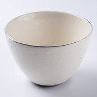信楽焼 丸十製陶 サラダカップ 割れ粉引 信楽焼 丸十製陶 信楽焼