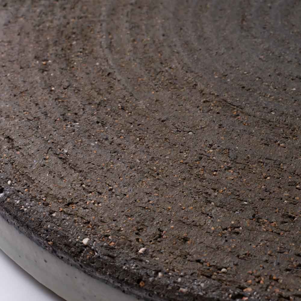 信楽焼 丸十製陶 24cmプレート 粉引 信楽焼 丸十製陶 信楽焼