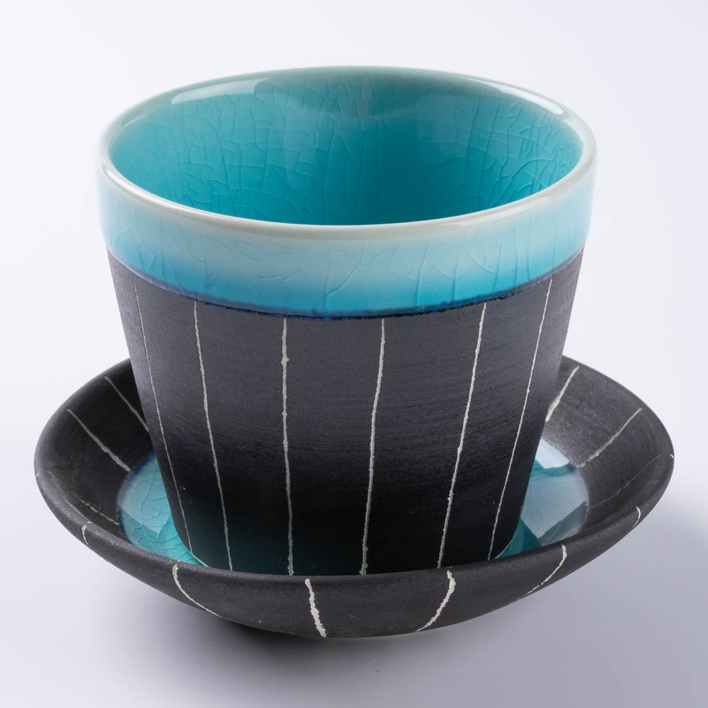 信楽焼 丸十製陶 カラーC/S ブルー 信楽焼 丸十製陶 信楽焼