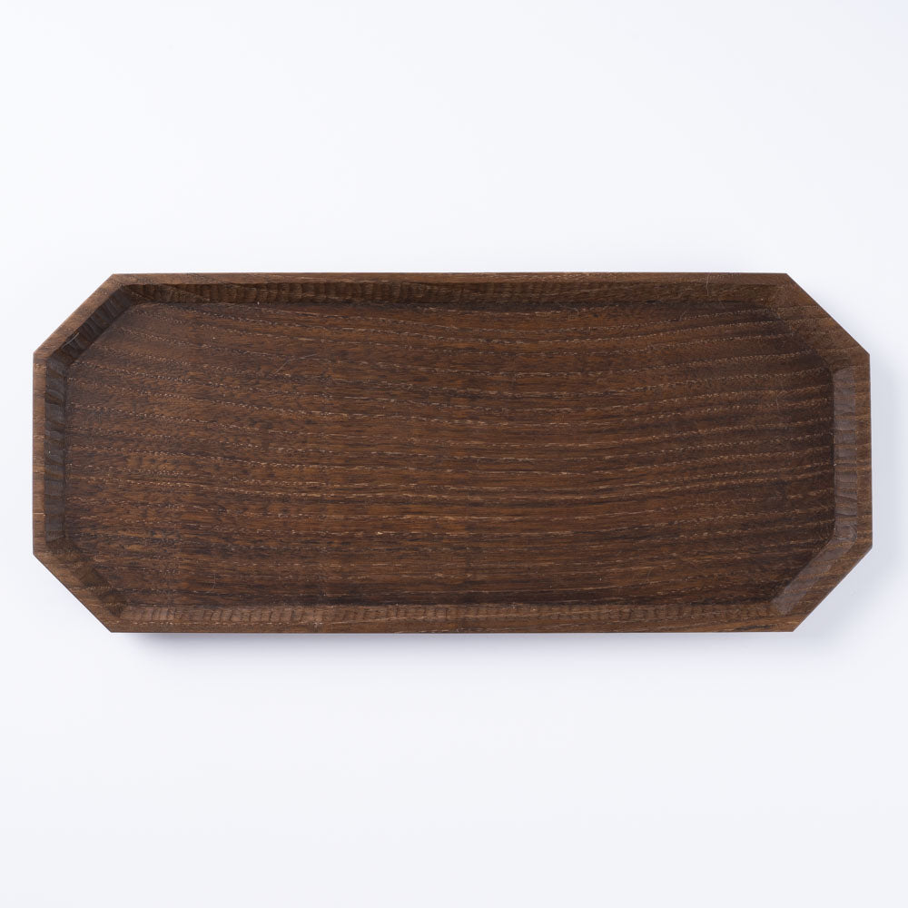 作家 小塚晋哉 八角長トレイ(栗) 作家 小塚晋哉 木工もの
