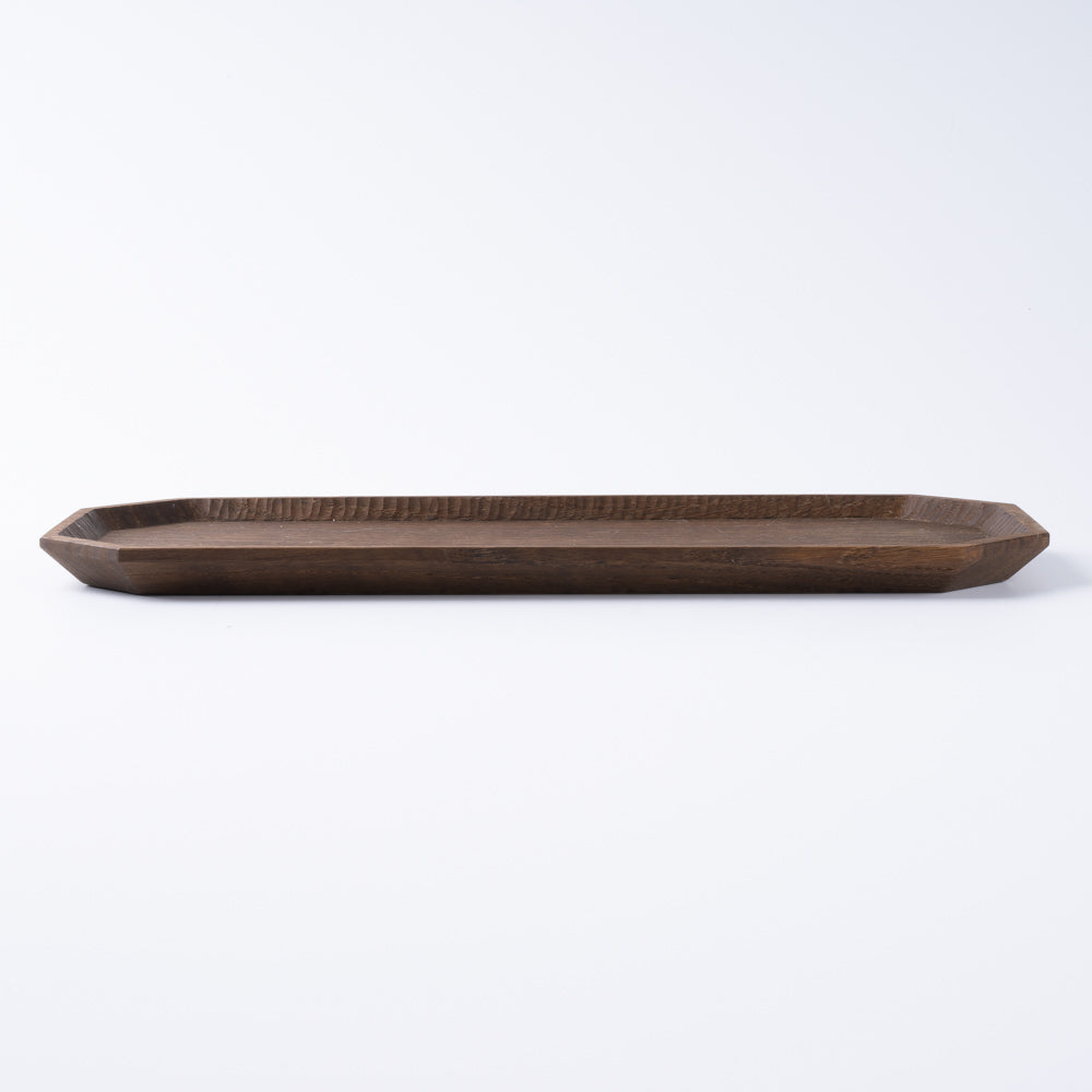 作家 小塚晋哉 八角長トレイ(栗) 作家 小塚晋哉 木工もの