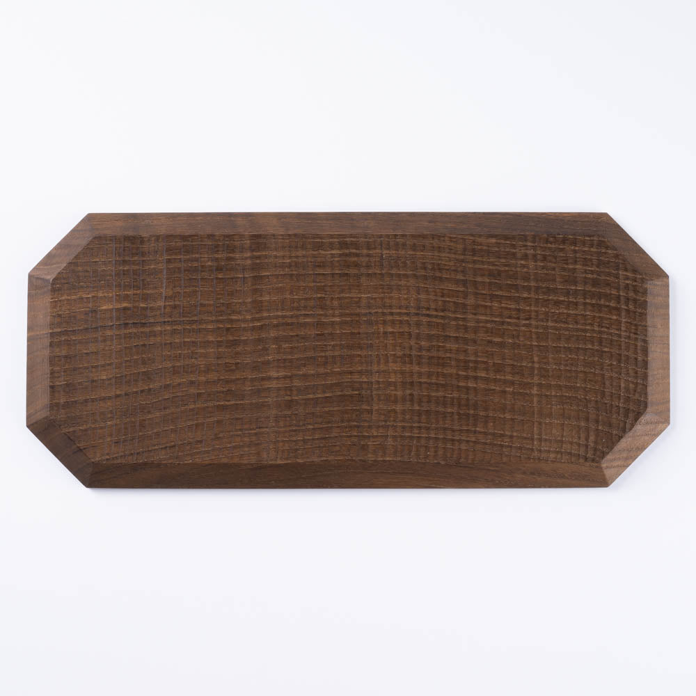 作家 小塚晋哉 八角長トレイ(栗) 作家 小塚晋哉 木工もの
