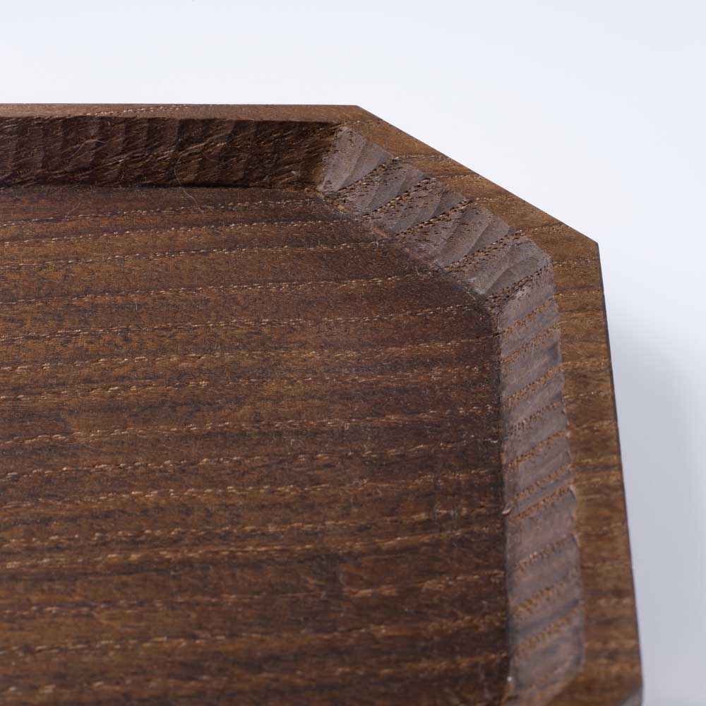 作家 小塚晋哉 八角長トレイ(栗) 作家 小塚晋哉 木工もの