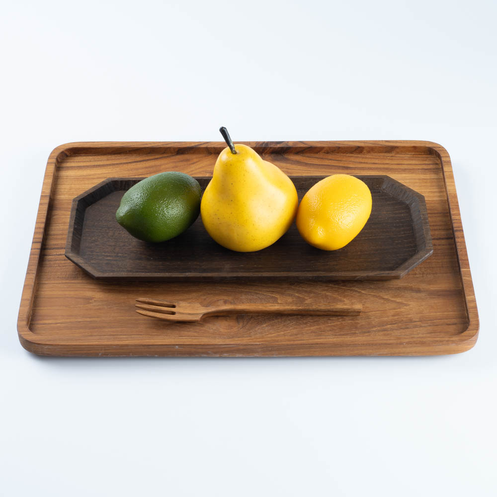 作家 小塚晋哉 八角長トレイ(栗) 作家 小塚晋哉 木工もの