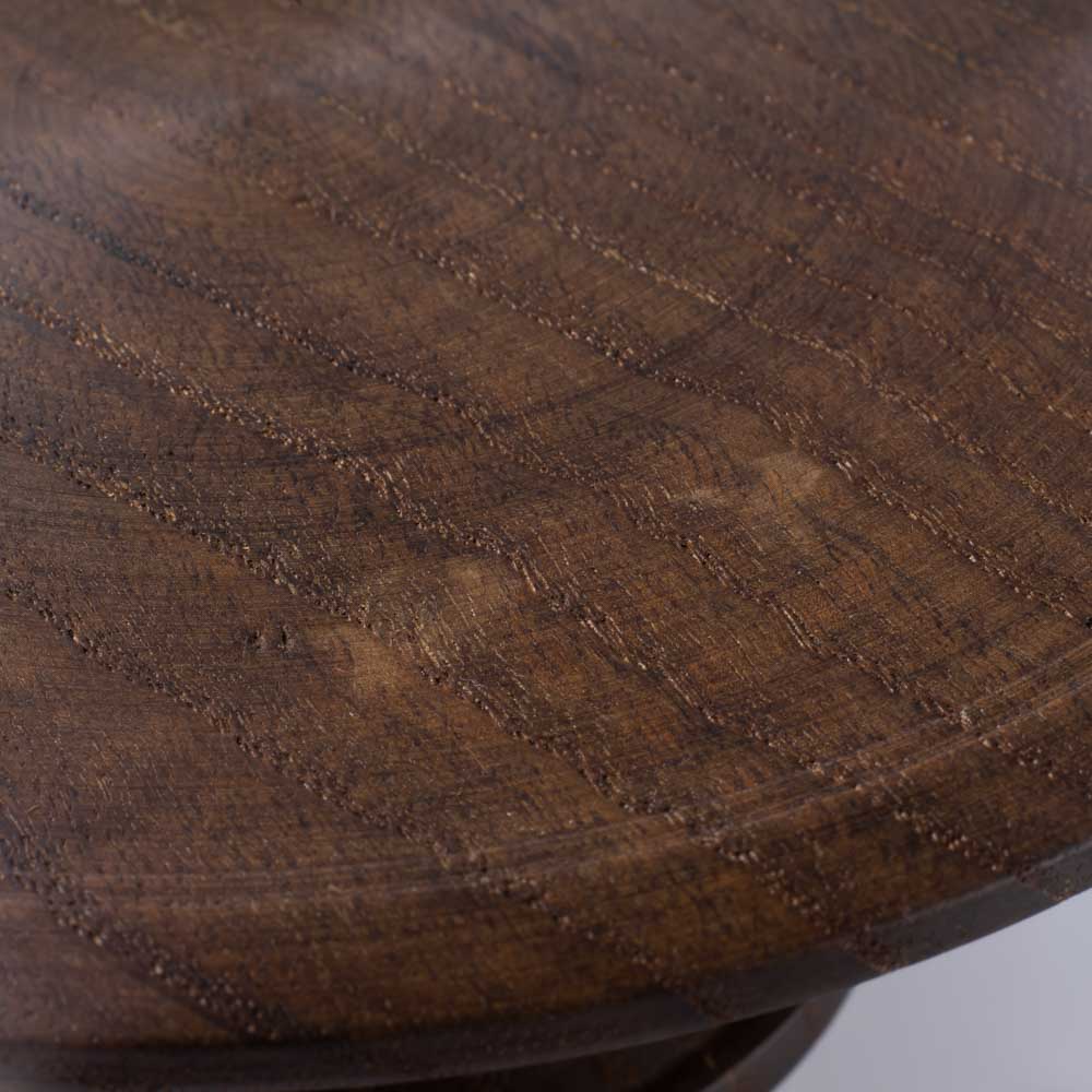 作家 小塚晋哉 高台皿 18cm(栗) 作家 小塚晋哉 木工もの