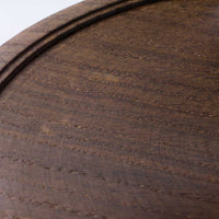 作家 小塚晋哉 高台皿 20cm(栗) 作家 小塚晋哉 木工もの
