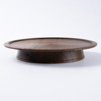 作家 小塚晋哉 台皿 18cm(栗) 作家 小塚晋哉 木工もの