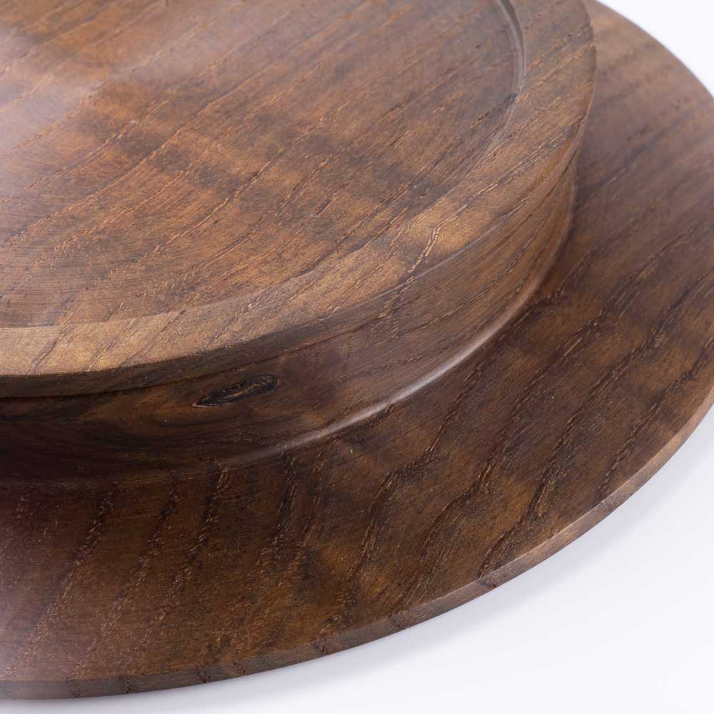 作家 小塚晋哉 台皿 18cm(栗) 作家 小塚晋哉 木工もの