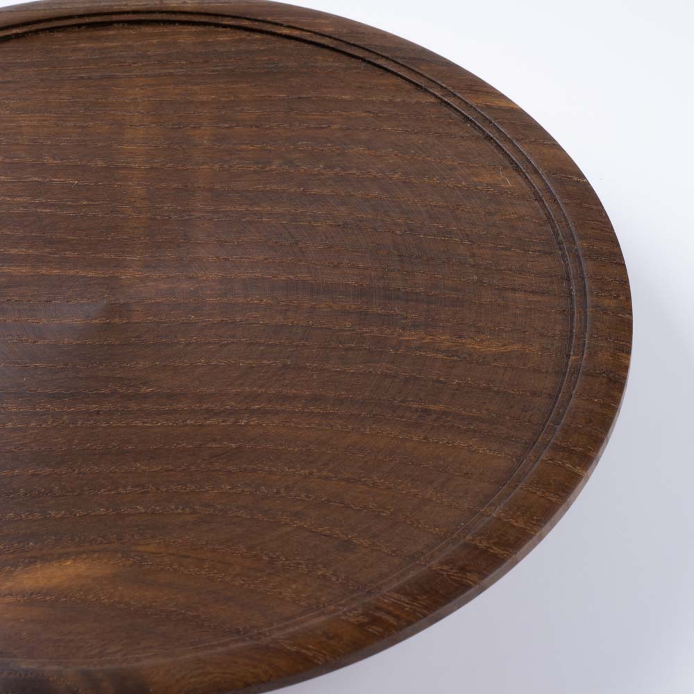 作家 小塚晋哉 台皿 20cm(栗) 作家 小塚晋哉 木工もの