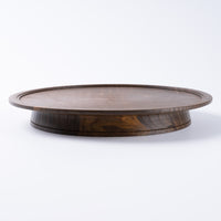 作家 小塚晋哉 台皿 24cm(栗) 作家 小塚晋哉 木工もの