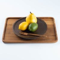 作家 小塚晋哉 台皿 24cm(栗) 作家 小塚晋哉 木工もの