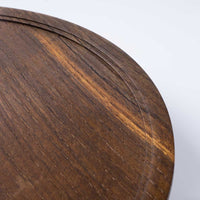 作家 小塚晋哉 台皿 24cm(栗) 作家 小塚晋哉 木工もの