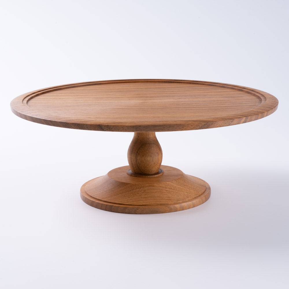 作家 小塚晋哉 高台皿 24cm(胡桃) 作家 小塚晋哉 木工もの