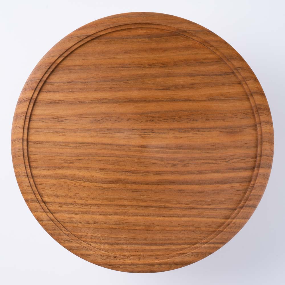 作家 小塚晋哉 高台皿 24cm(胡桃) 作家 小塚晋哉 木工もの