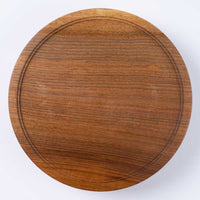 作家 小塚晋哉 台皿 18cm(胡桃) 作家 小塚晋哉 木工もの