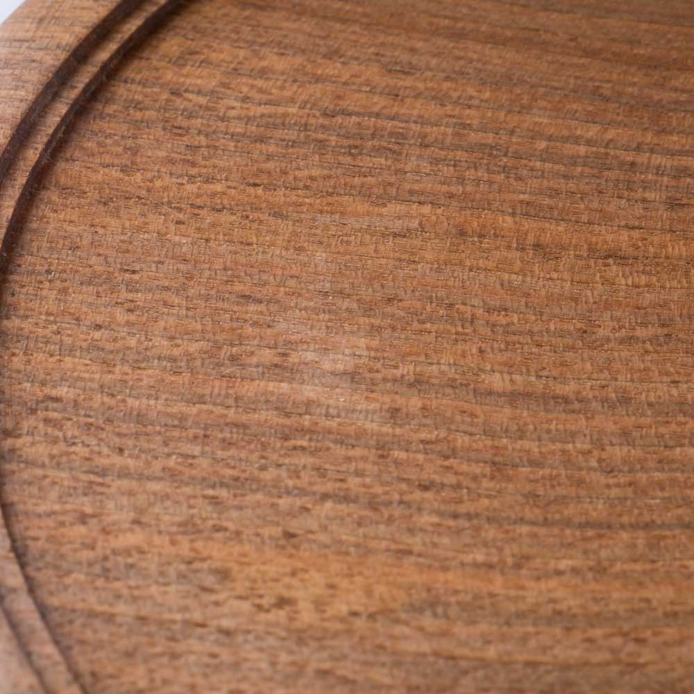作家 小塚晋哉 台皿 18cm(胡桃) 作家 小塚晋哉 木工もの