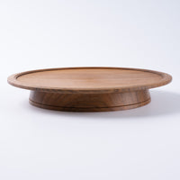 作家 小塚晋哉 台皿 20cm(胡桃) 作家 小塚晋哉 木工もの